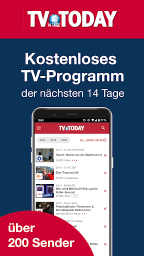 Android application TV Today - TV Programm screenshort