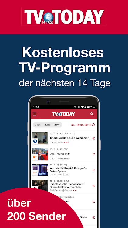 TV Today - TV Programm - 7.20.3 - (Android)