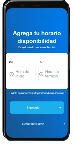 Android application Auxigeria Profesionales screenshort