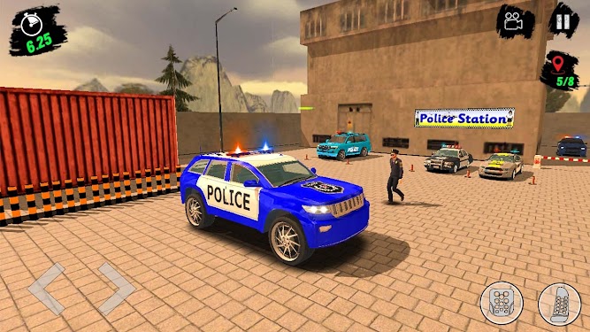 #4. 4x4 Real Police Car Driver Sim (Android) By: The Epic Gamers Pvt Ltd