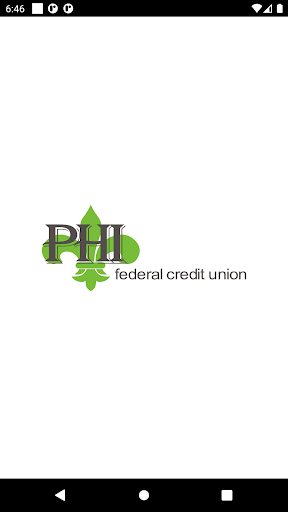 Android application PHI Federal Credit Union screenshort