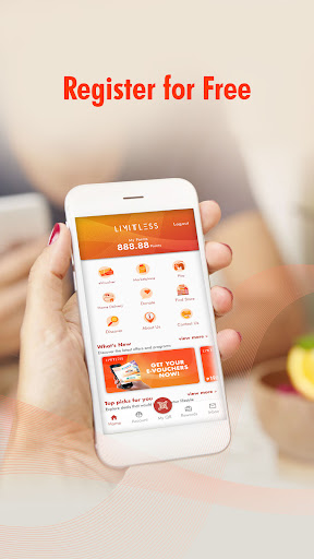 Android application Limitless PH screenshort