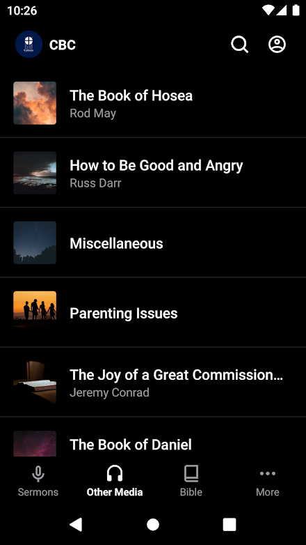 Calvary Bible Church Screen 2