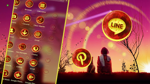 Lonely Girl Theme Launcher Screen 3