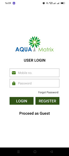 AQUAMATRIX Screen 2