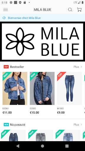 MILA BLUE Screen 2