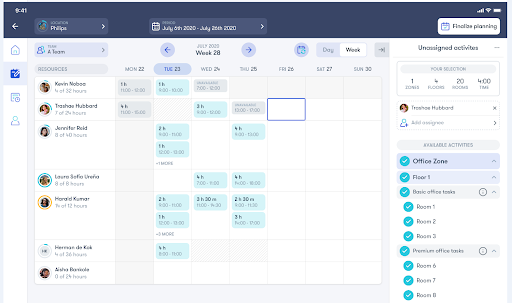 Android application CleanOnn: Plan screenshort