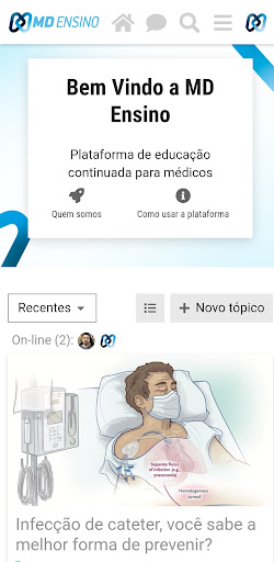 Android application MD Ensino screenshort
