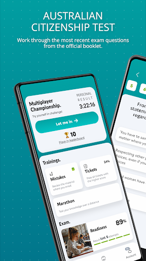 Android application Australian Citizenship Test screenshort
