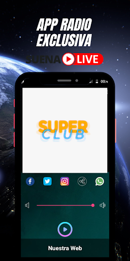 Android application Super Club Radio screenshort