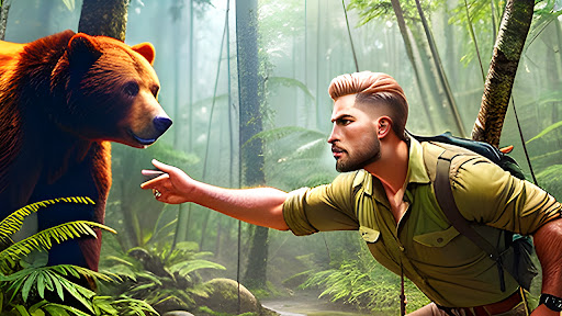 Android application Hero Jungle Survival Games 3D screenshort