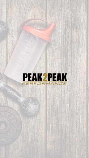 Android application Peak2Peak Performance screenshort