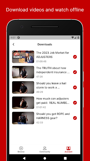 Screenshot of AdjusterTV Plus