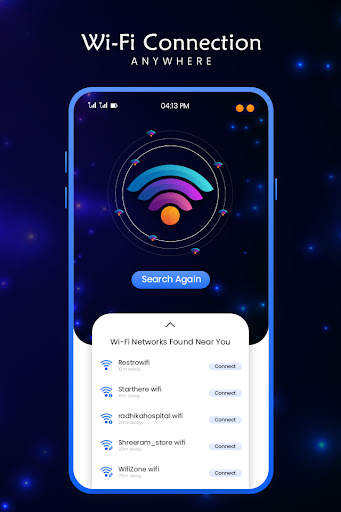 Android application WiFi Connection Anywhere screenshort