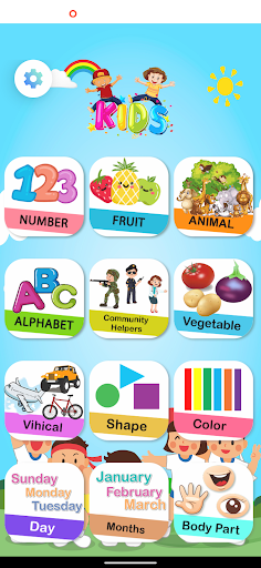 Android application Kids' ABC Learning screenshort