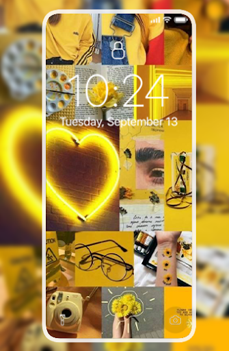 Yellow aesthetic wallpapers Screen 2