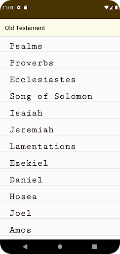 Android application Bible (old Testament) (audio) screenshort