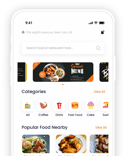 Flying Foods -Delivery Partner Screen 3