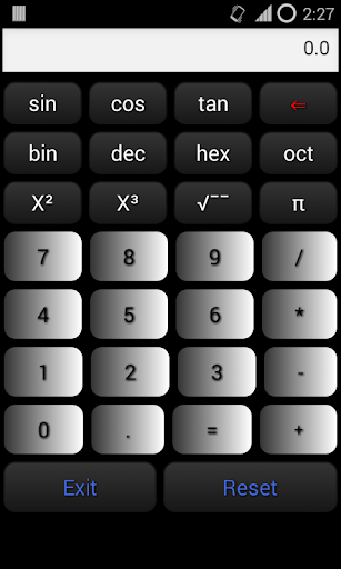 Android application Calculator screenshort