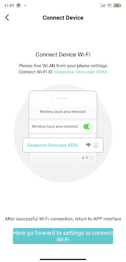 Android application Deepview Otoscope screenshort