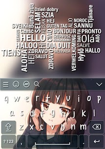 Anime Keyboard Theme 5