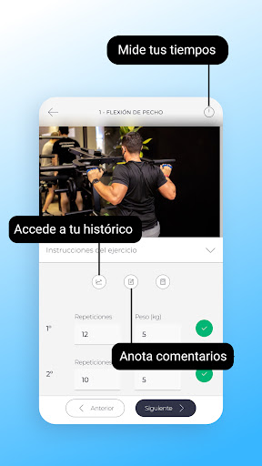 Android application BEN PERSONAL FIT screenshort