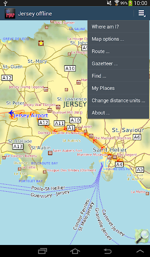 Jersey offline map screenshot 12