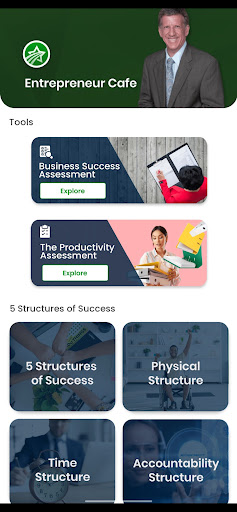 Android application Entrepreneur Cafe screenshort