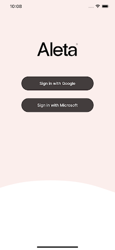 Android application Aleta screenshort