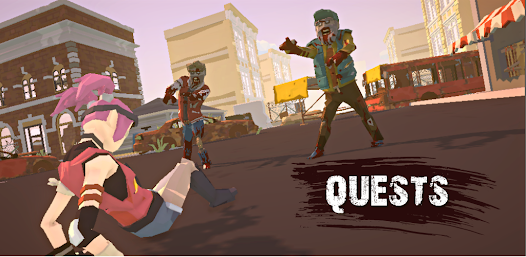 Screenshot 3 Dying Night Zombie Parkour 3D android