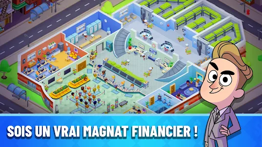 Idle Bank Tycoon: Sois riche!