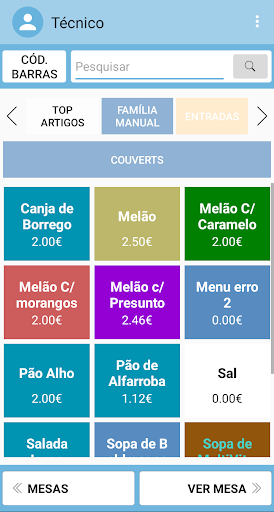 TechRest Pedidos Screen 2
