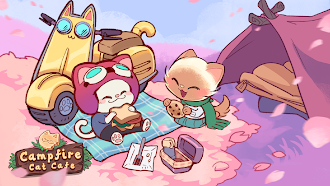 Game screenshot キャンプファイヤーの猫カフェ mod apk