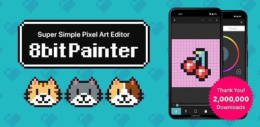 8bit Painter by OneTap Japan - more detailed information than App Store & Google Play by AppGrooves - Art & Design - 9 Similar Apps, 4 Review Highlights & 27,588 Reviews