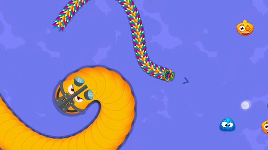 Worm Hunt – Snake game iO zone Mod APK 3.4.2 (Unlimited money)(Unlocked) Gallery 3