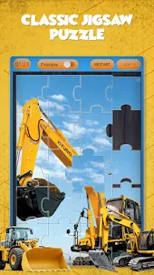 Construction Truck Puzzle Game