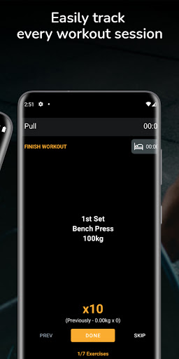 LiftMate - Workout App Screen 2