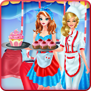 Dress Up Game Cupcakes Factory  Icon