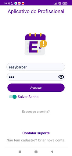 Android application Agenda Easy screenshort
