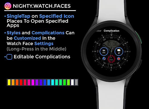 Night ver 13 - watch face screenshot 11