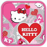 Hello Kitty Heart Pink Theme icon