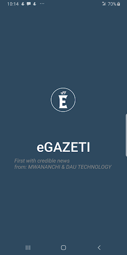 Android application eGazeti | Using Artificial int screenshort