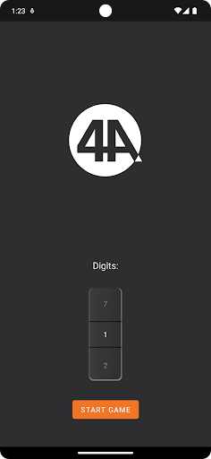 Android application 4A - Zahlenrätsel | NumberGame screenshort