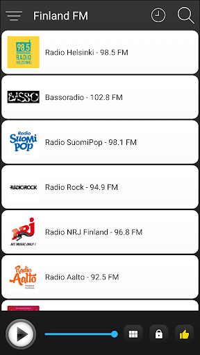 Finland Radio FM AM Music Screen 3