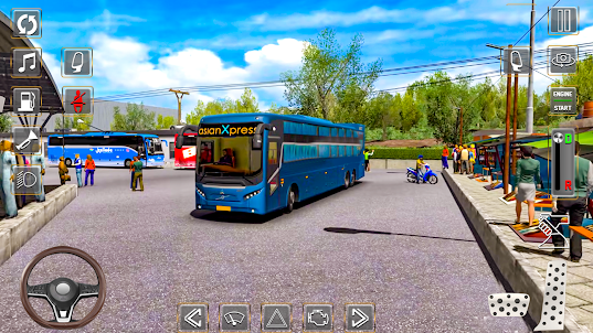 스쿨 버스 운전 sim 3d