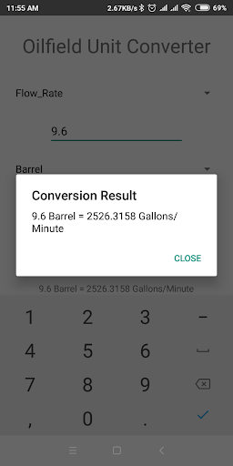 Oilfield Unit Converter Screen 3