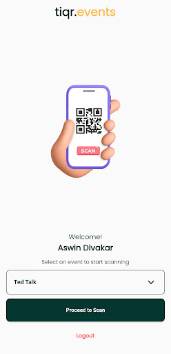 TiQr Scan Screen 2