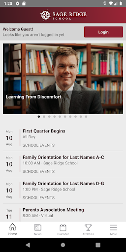 Android application Sage Ridge School screenshort