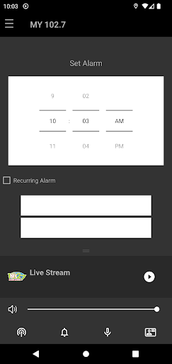 Android application My 102.7 screenshort