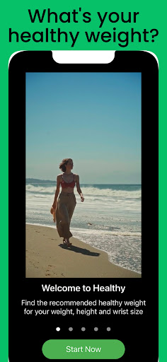 Android application Healthy Weight screenshort